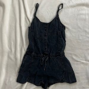 Dark Denim Romper